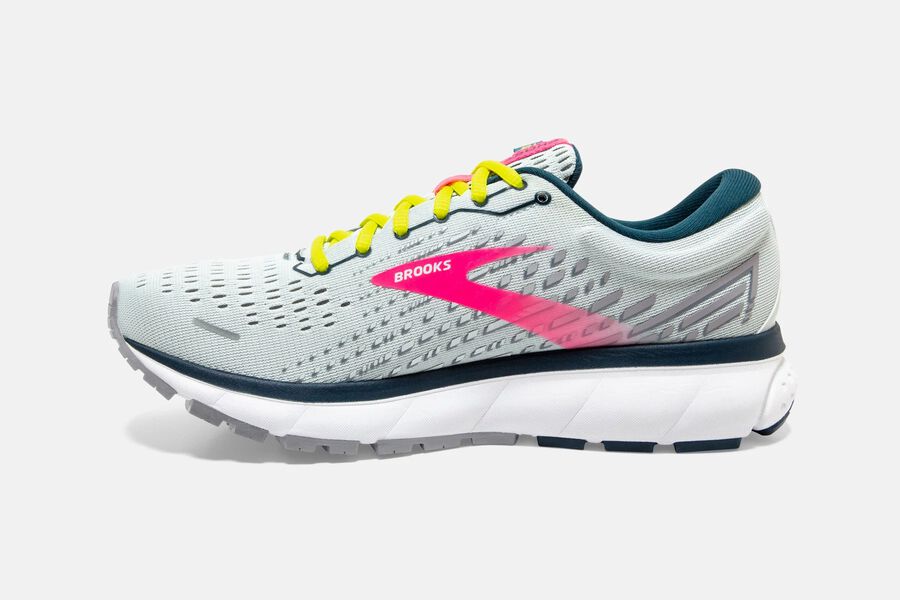 Brooks Ghost 13 Road Loopschoenen Dames - Grijs/Roze - 375218OVM